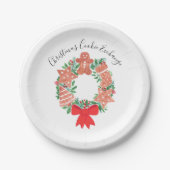 Assiettes En Carton Gingerbread Christmas Cookie Exchange Party (Devant)