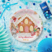 Assiettes En Carton Gingerbread House Decorating Party (Fête)