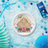 Assiettes En Carton Gingerbread House Paper Plates (Fête)