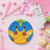 Assiettes En Carton Girafe (Fête)