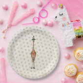 ASSIETTES EN CARTON GIRAFE D'ANNIVERSAIRE (Fête)