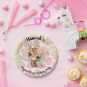 Assiettes En Carton Girafe magique (Fête)