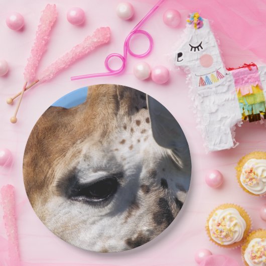 ASSIETTES EN CARTON GIRAFFE (Fête)