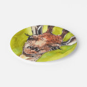 Assiettes En Carton Giraffe (Angle)