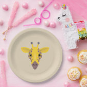 Assiettes En Carton Giraffe (Fête)