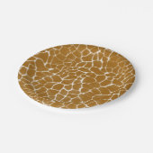 Assiettes En Carton Giraffe Imprimer Safari Plaques de papier animal (Angle)