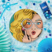 Assiettes En Carton Girl #1 (Fête)