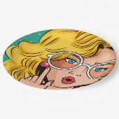 Assiettes En Carton Girl #1 (Angle)