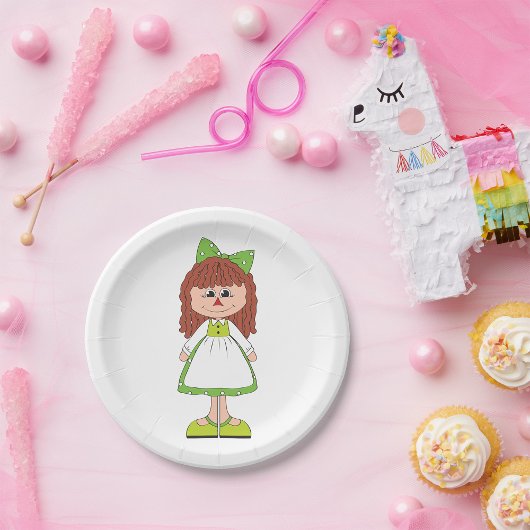 Assiettes En Carton Girl Doll Paper Plates