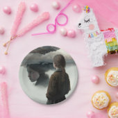 Assiettes En Carton Girl with clouds (Fête)