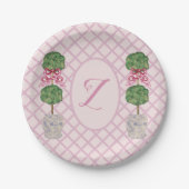 Assiettes En Carton Girly Chinoiserie Ginger Jar Jars Topiary (Devant)