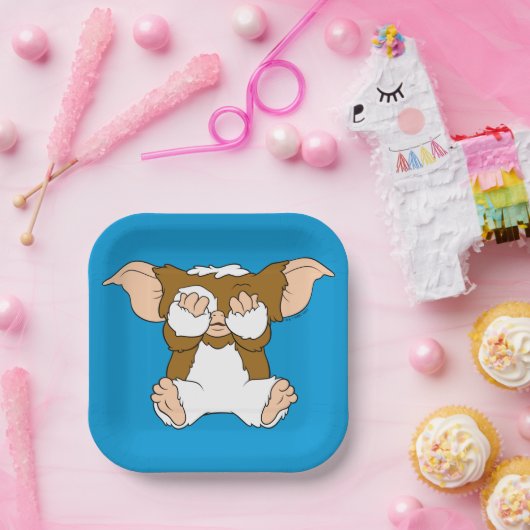 Assiettes En Carton Gizmo | Caractère comique mignon (Fête)