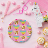 Assiettes En Carton Gizmo | Motif arc-en-ciel (Fête)