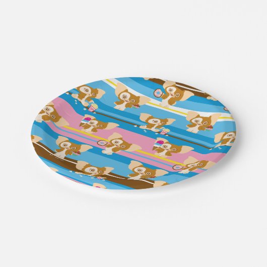 Assiettes En Carton Gizmo | Motif comique mignon (Angle)