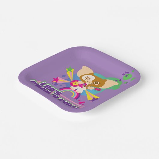 Assiettes En Carton Gizmo | Rock'n Roll (Angulaire)