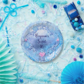 Assiettes En Carton Glace congelée et flocons de neige Winter Wonderla (Fête)