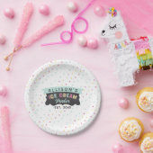 Assiettes En Carton Glace Cream Parlor Fun Bold Polka Dot Anniversaire (Fête)