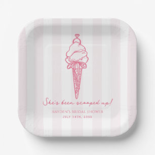 Assiettes En Carton Glace Mariage Fiançailles
