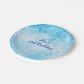 Assiettes En Carton Glaces congelées Wonderland Snowflake Plates (Angle)