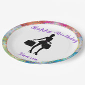 Assiettes En Carton Glam shopaholic (Angle)