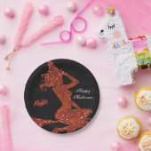 Assiettes En Carton Glam Witch Voler sur Broom Halloween Party (Fête)