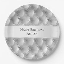 Glamour de Luxe Velours Faux Gris Soft