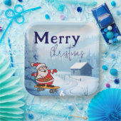 Assiettes En Carton Glisse (Fête)