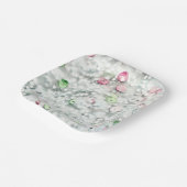 Assiettes En Carton Glitter Slime Paper Plates White (Angulaire)
