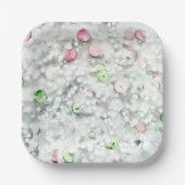 Assiettes En Carton Glitter Slime Paper Plates White (Recto)