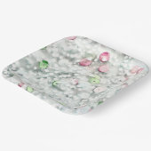 Assiettes En Carton Glitter Slime Paper Plates White (Angulaire)