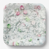 Assiettes En Carton Glitter Slime Paper Plates White (Recto)