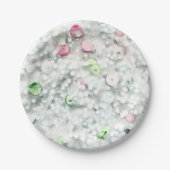 Assiettes En Carton Glitter Slime Party Plates White (Devant)