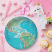 Assiettes En Carton Globe (Fête)