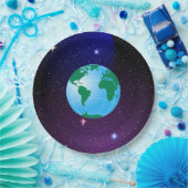 ASSIETTES EN CARTON GLOBE (Fête)