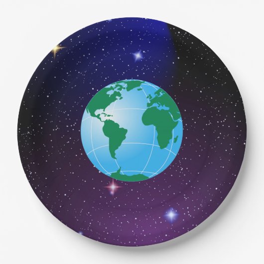 ASSIETTES EN CARTON GLOBE (Devant)