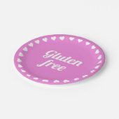 Assiettes En Carton Gluten Gratuit Coeliac Coeliac Pink Party Papier P (Angle)