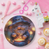 Assiettes En Carton Gnome souriant Stirring Magic Pot (Fête)