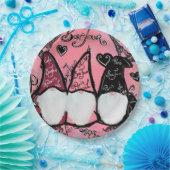 ASSIETTES EN CARTON GNOMES (Fête)