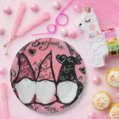 ASSIETTES EN CARTON GNOMES (Fête)