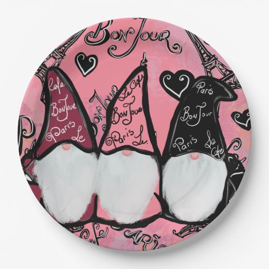 ASSIETTES EN CARTON GNOMES (Devant)