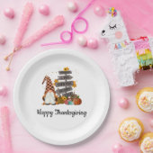 Assiettes En Carton Gnomes d'action de grâces, Automne, Automne, Parti (Fête)