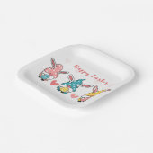 Assiettes En Carton Gnomes de Pâques des ovocytes (Angulaire)