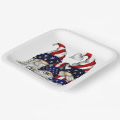Assiettes En Carton Gnomes Du 4 Juillet (Angulaire)