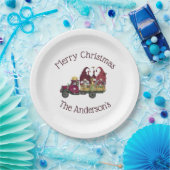 Assiettes En Carton Gnomes personnalisés Vin Camion Noël (Fête)