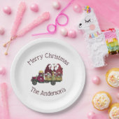 Assiettes En Carton Gnomes personnalisés Vin Camion Noël (Fête)