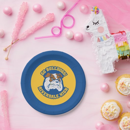 Assiettes En Carton Go Bulldogs - Riverdale High (Fête)
