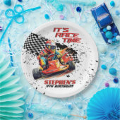 Assiettes En Carton Go Kart Racing fête d'anniversaire (Fête)