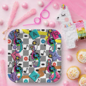 Assiettes En Carton Go Retro cocktail napkin (Fête)