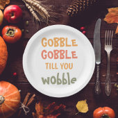 Assiettes En Carton Gobble Gobble Jusqu'À Ce Que Vous Tournez | Thanks