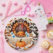 Assiettes En Carton Gobble jusqu'à ce que nous tourbillons (Fête)